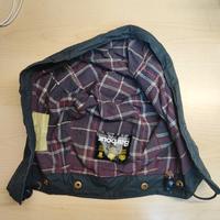 cappuccio blu Barbour large