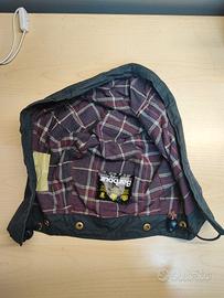 cappuccio blu Barbour large