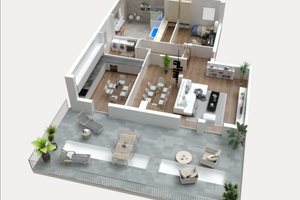 Appartamento indipendente mq230 disposto su 2piani