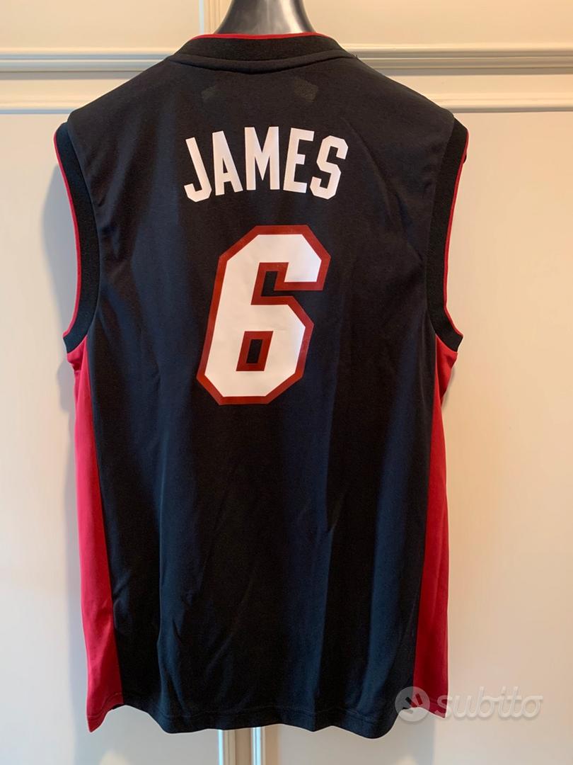 Canotta NBA Miami Heat Lebron James Adidas Abbigliamento e