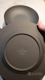 Set 18 piatti Manufacture Villeroy & Boch Nero