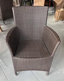 Poltroncine in Rattan