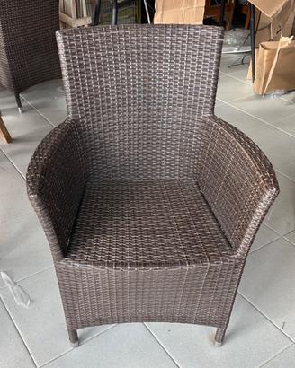 Poltroncine in Rattan