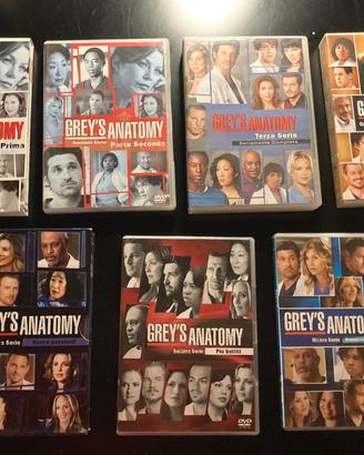 Dvd “Grey’s Anatomy” stagioni complete