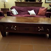 Tavolo basso in legno massello