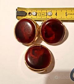 Set bottoni vintage gioiello
