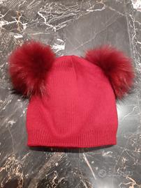 Cappello Pon Pon Cashmere Abbigliamento e Accessori In vendita a Prato