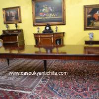 Tavolo da pranzo stile inglese allungabile 324 cm.