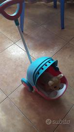 Peluche Simba Chichi love in trolley carrello