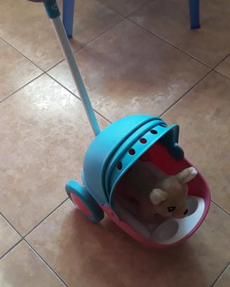 Peluche Simba Chichi love in trolley carrello