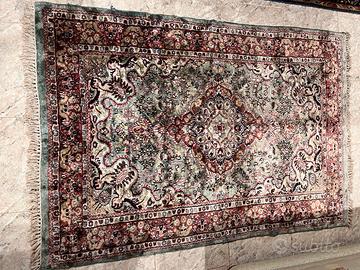 Tappeto originale indiano Agra in seta 125x190