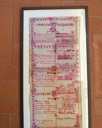 💥 MANOSCRITTO PRIGIONIA CAMPO CONCENTRAMENTO 1945