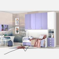 LETTO DOPPIO SINGOLO CON CASSETTONE