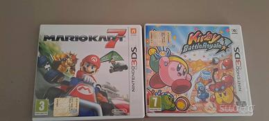 lotto 2 giochi Nintendo 3ds mario kart e kirby