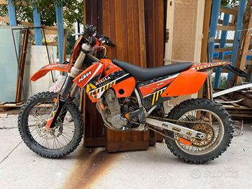 Moto KTM enduro 450 anno 2005