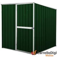 Box da giardino lamiera 175x185cm verde scuro