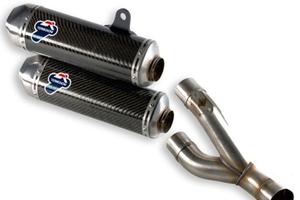 scarico in carbonio termignoni monster 1100 evo