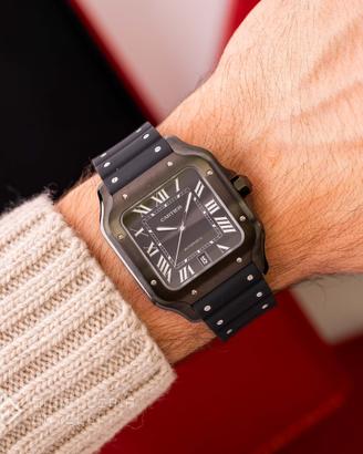 Cartier Santos ADLC Black_WSSA0039_Full Set