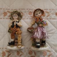 Statuette in porcellana di Capodimonte