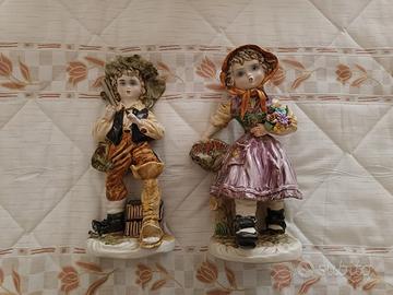 Statuette in porcellana di Capodimonte