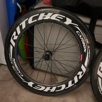 Ruote alto profilo carbonio 88mm