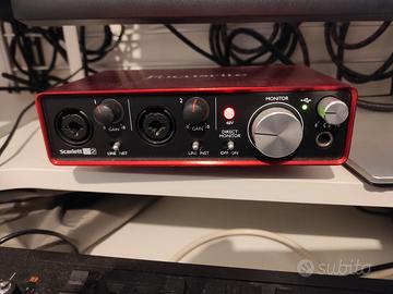 SCHEDA AUDIO  Scarlett 2i2 (2nd Gen)