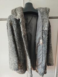 pelliccia Astrakan taglia L