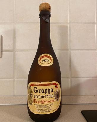 GRAPPA STRAVECCHIA MONTE SABOTINO 1970