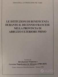 Le Istituzioni di Beneficenza durante il Decennio