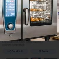 Forno a gas rational a gas  6 teglie