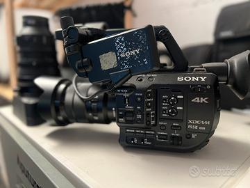 Telecamera Sony Fs5 + ottiche Zoom 18-110/ 18-105