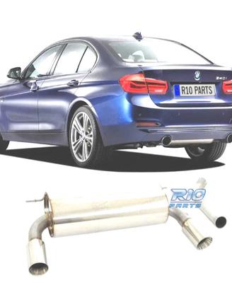 SCARICO SPORTIVO BMW F30 316 320 325 LOOK M DOPPIA