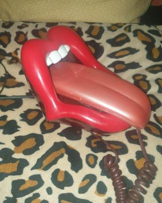 TELEFONO VINTAGE POP ART "LIP-TONGUE" ANNI '80/'90