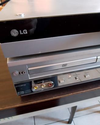 lotto LG combo VHS più DVD recorder 