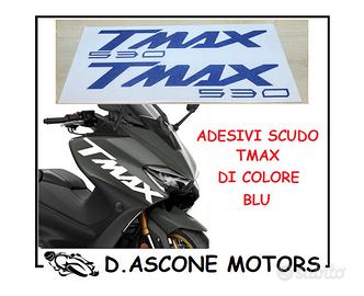 COPPIA ADESIVI SCUDO TMAX 530 2012 2016 BLU