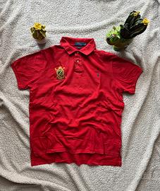 Ralph Lauren Polo rossa XL Custom Fit originale