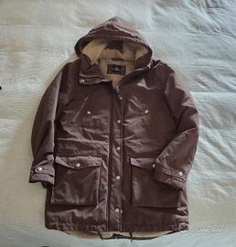 parka donna Volcom marrone con pelliccia i