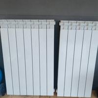 Batteria di 8 radiatori in alluminio 