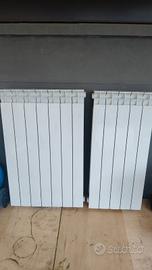 Batteria di 8 radiatori in alluminio 