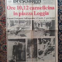 BRESCIAOGGI  (PIAZZA  LOGGIA)  *28  MAGGIO  1974* 