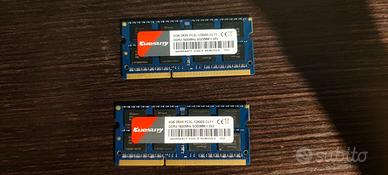 2x Kuesuny 8Gb DDR3 RAM + CD-R e DVD-R 50 PEZZI
