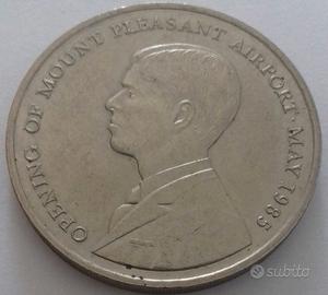 Isole Falkland 50 pence nd (1985) R