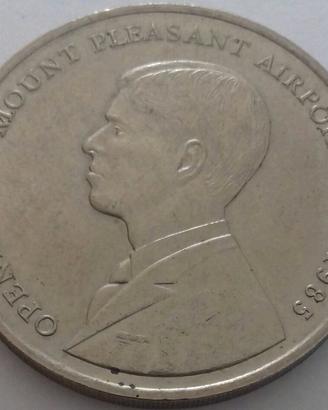 Isole Falkland 50 pence nd (1985) R