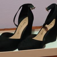 scarpe con tacco zeppa