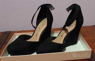 scarpe con tacco zeppa