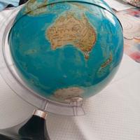 MAPPAMONDO SCOLASTICO ANNI 60 BEN CONSERVATO