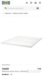 Topper IKEA TUSSÖY 160x200 – Memory Foam