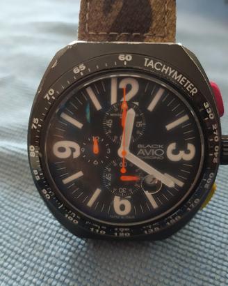 orologio black avio cronografo