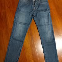 jeans Benetton in cotone elasticizzato taglia 33