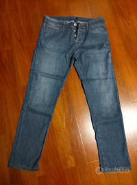 jeans Benetton in cotone elasticizzato taglia 33